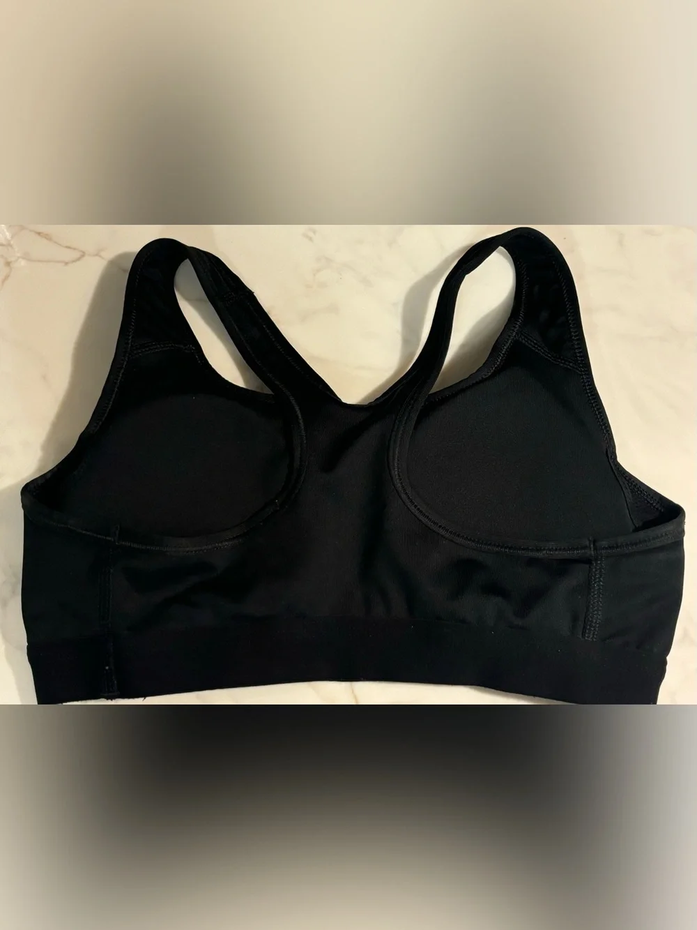 Nike Pro Black Medium-Support Racerback Sports Bra, size Small